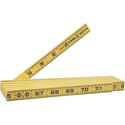 Klein® 910-6 Folding Rule, Measuring System: Imperial, 9 in Length, Aluminum